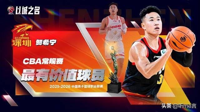 贺希宁MVP无争议，王浩然、郭昊文成CBA最大遗珠！